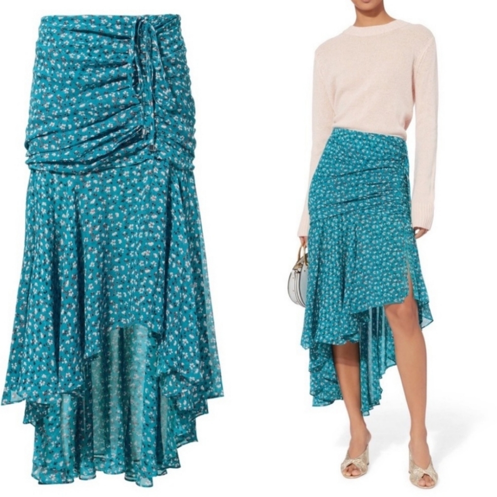 VERONICA BEARD SEVILLA SILK SKIRT
